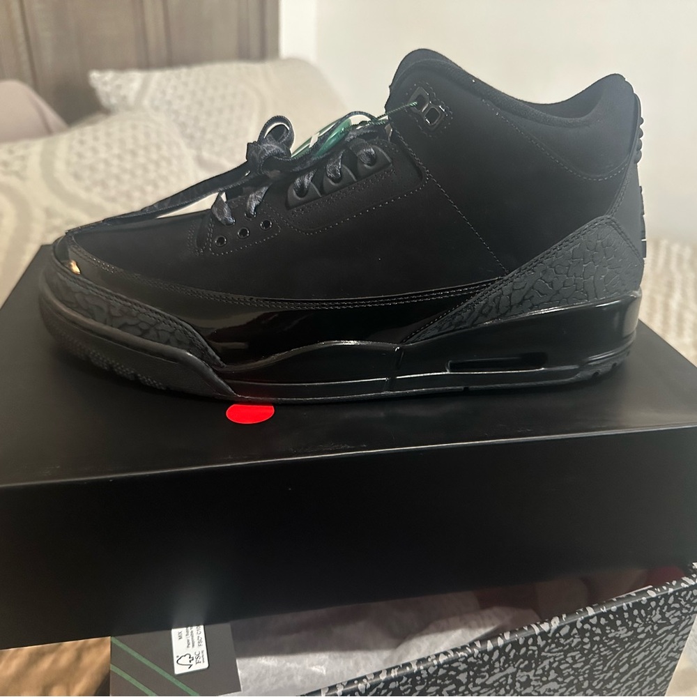 Jordan Black Cats 🐈‍⬛ Paten Leather Sneakers